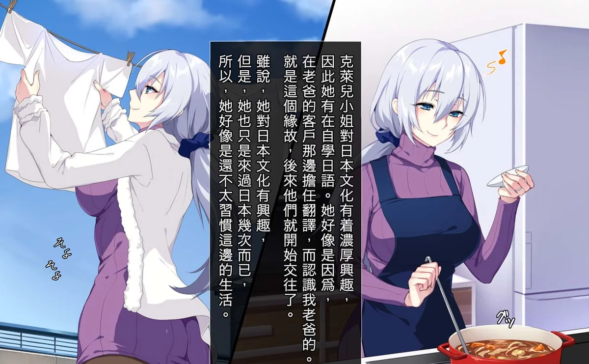新妈妈是俄罗斯人!?瞒着亲父寝取新妻!(新しい母はロシア人!?親父にないしょで新妻寝取り! The Motion Anime)